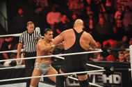 Rodríguez in action against Big Show during WWE Monday Night Raw Supershow Halloween Night in October 2011 (Image via Moses Robinson/Getty Images)